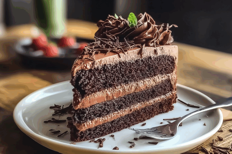 Chocolate Fudge Layered Cake
