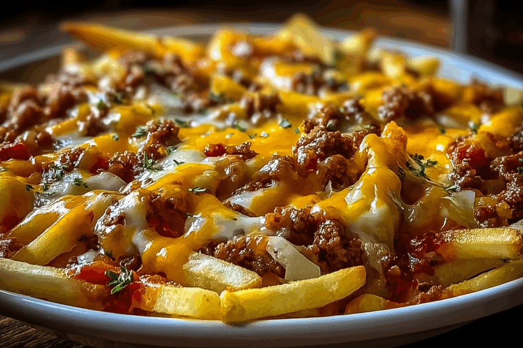 Cheeseburger French Fry Casserole