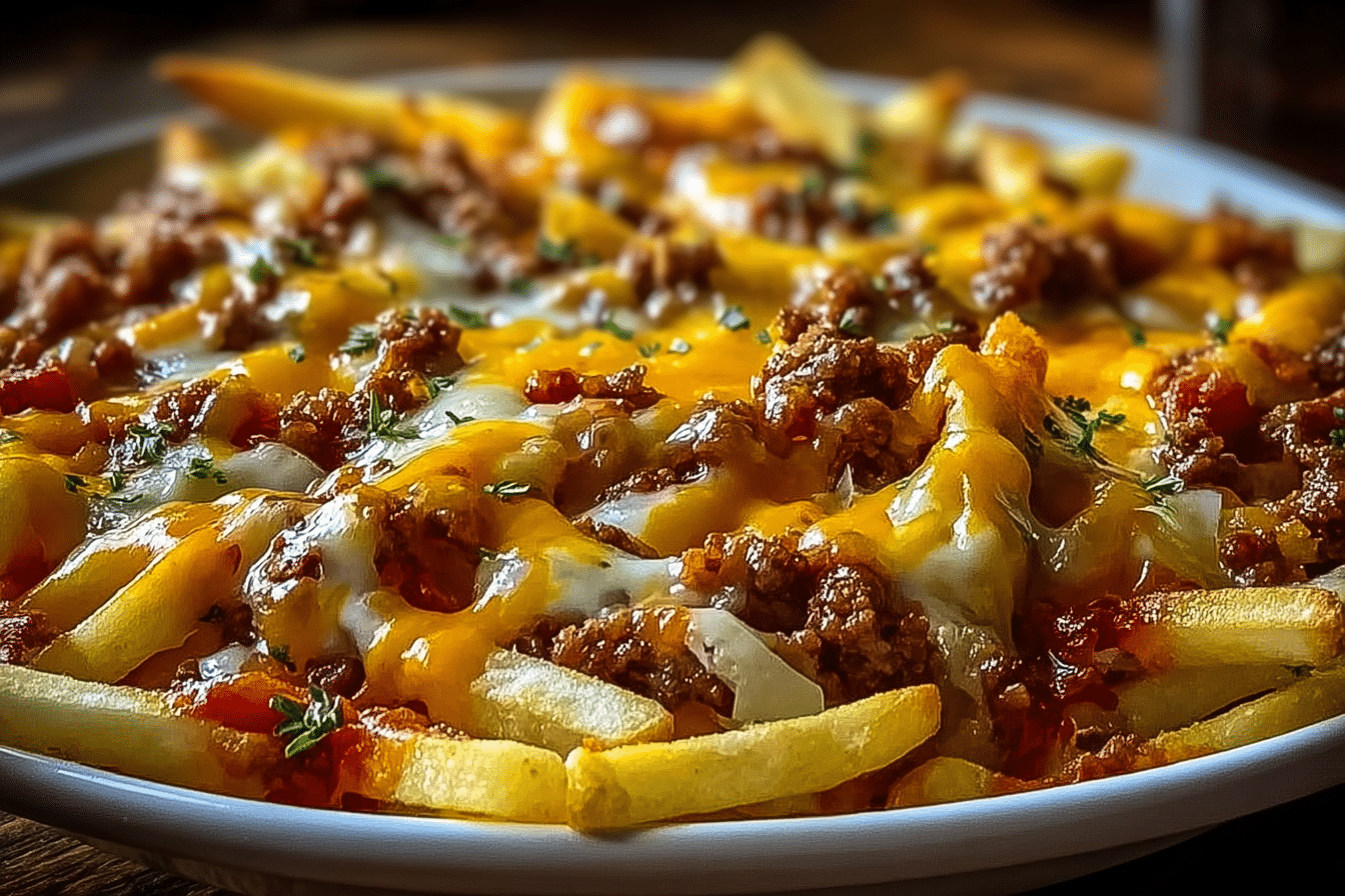 Cheeseburger French Fry Casserole