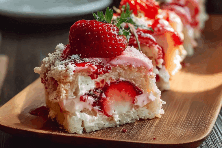 Strawberry Shortcake Sushi
