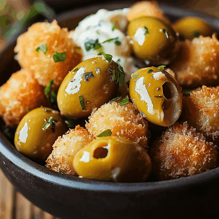 Fried Olives with Garlic Aioli