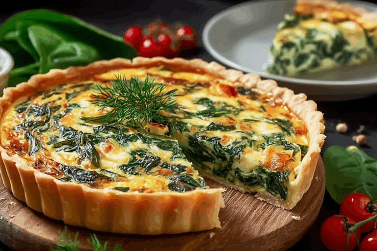 Savory Spinach Quiche