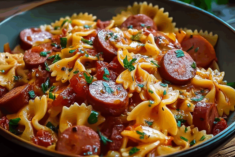 One Pot Kielbasa Pasta