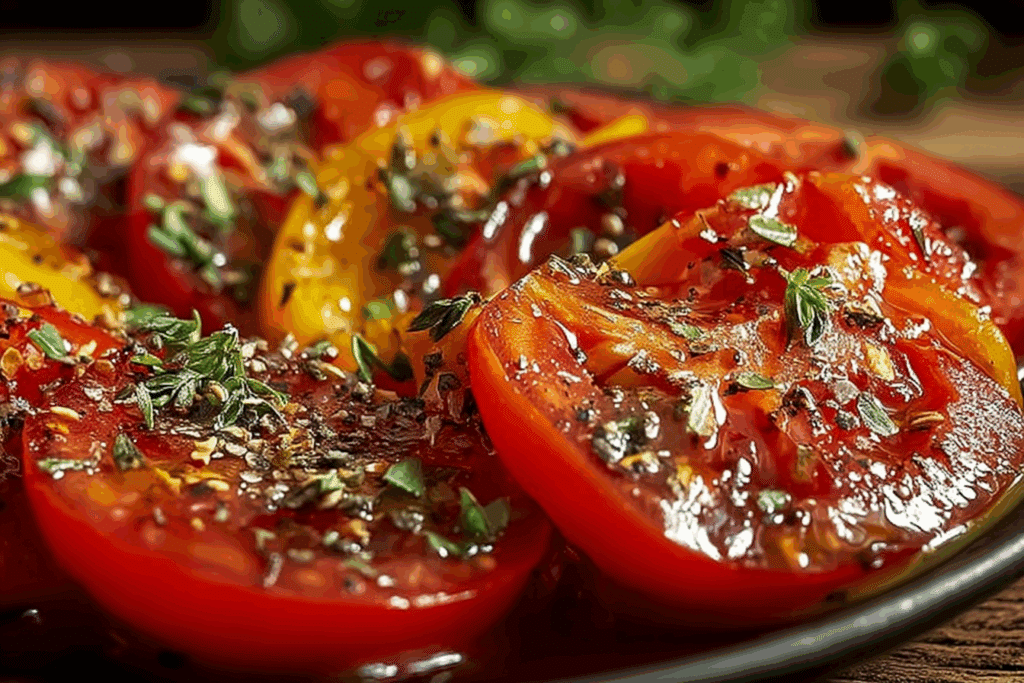 Easy Marinated Tomatoes (Serves 4)