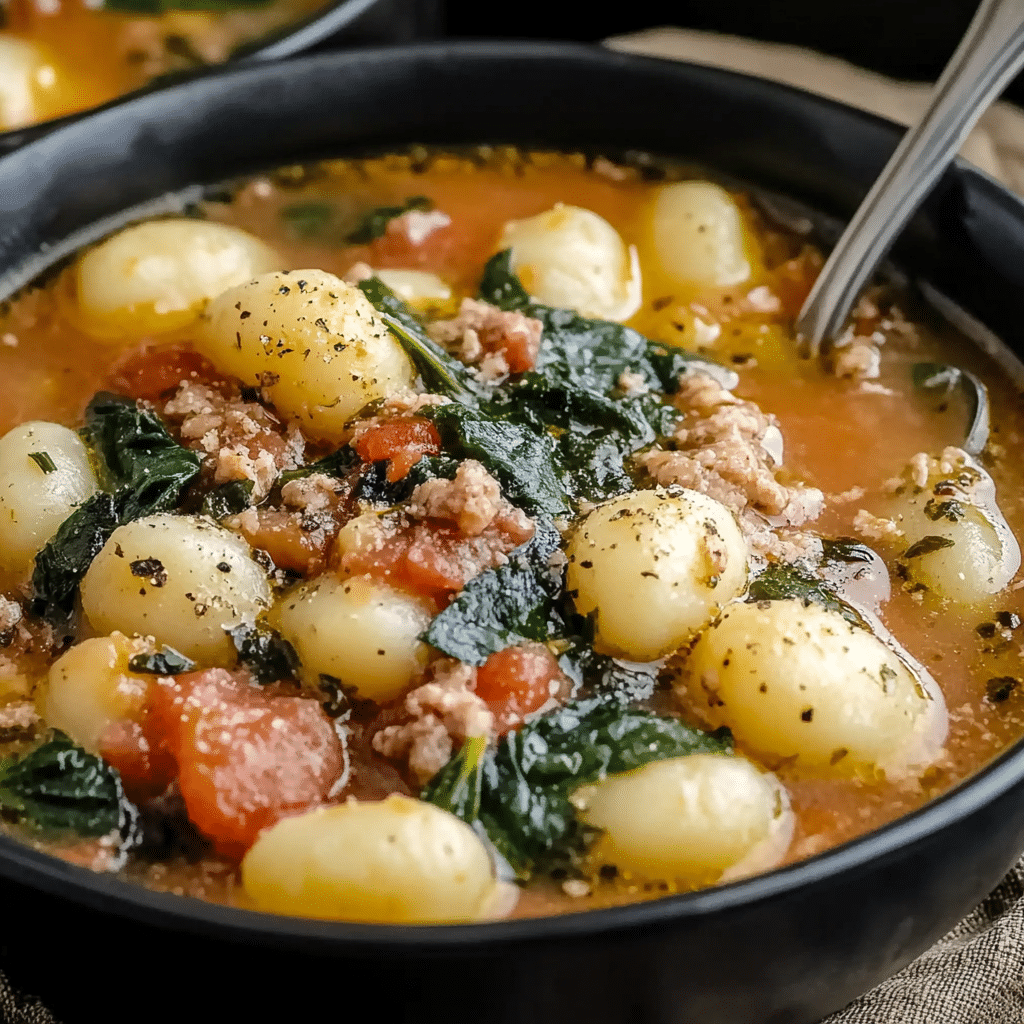 Crock Pot Italian Style Gnocchi Soup