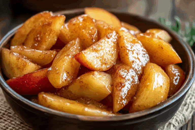 Easy Slow Cooker Cracker Barrel Fried Apples