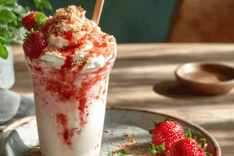 Strawberry Shortcake Frappuccino