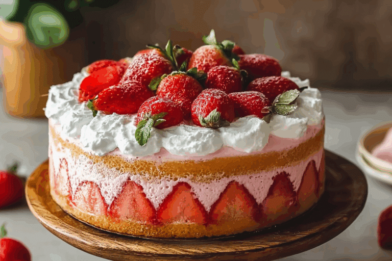 Strawberry Lemonade Cake