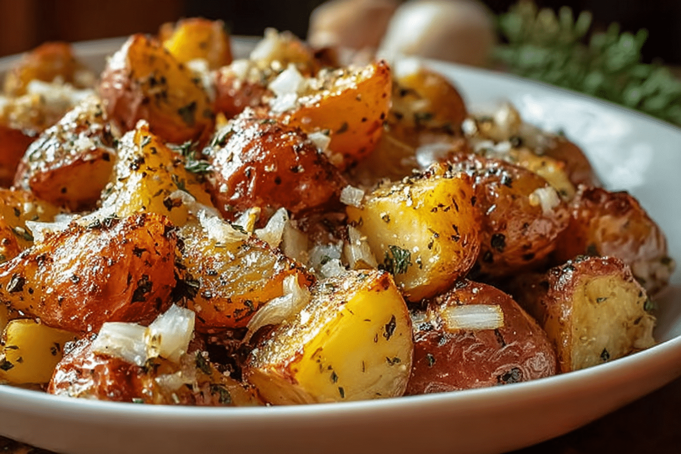 Garlic Parmesan Roasted Potatoes