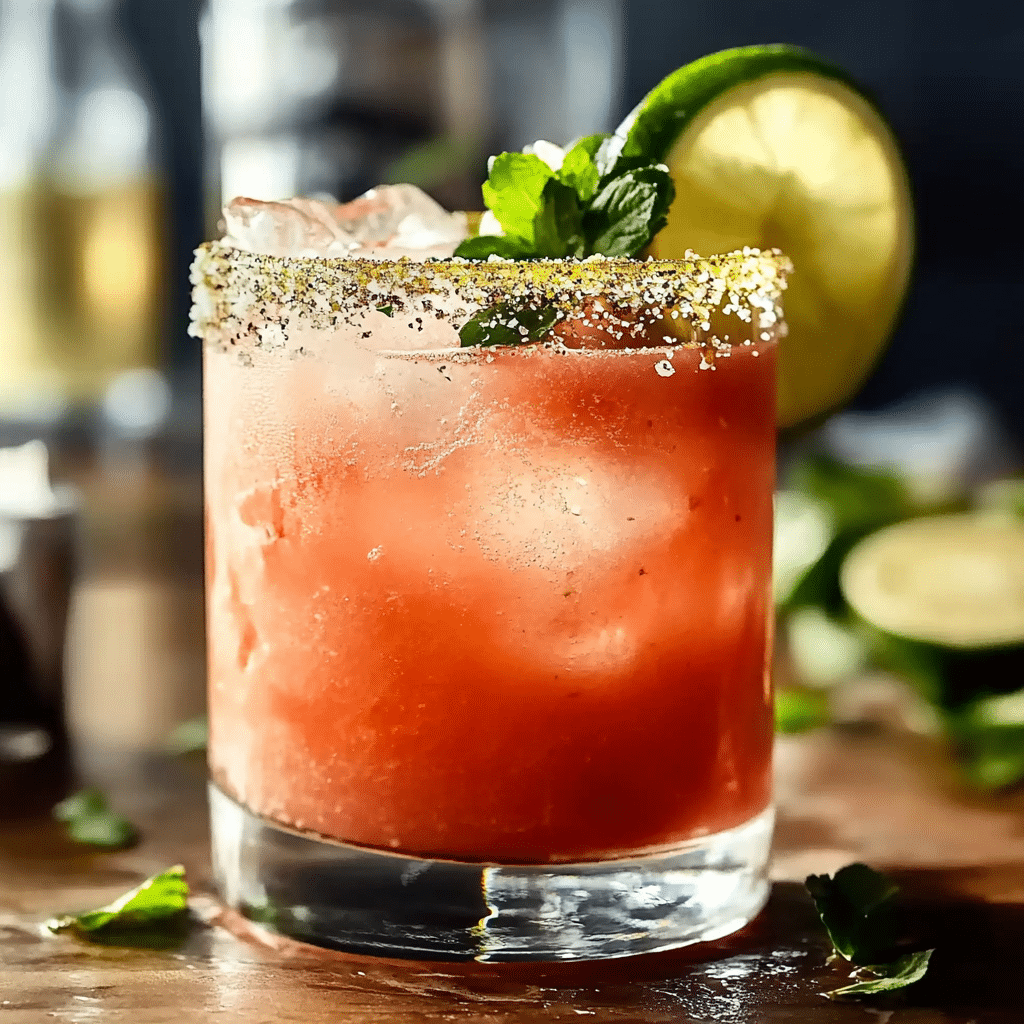 Skinny Watermelon Margarita