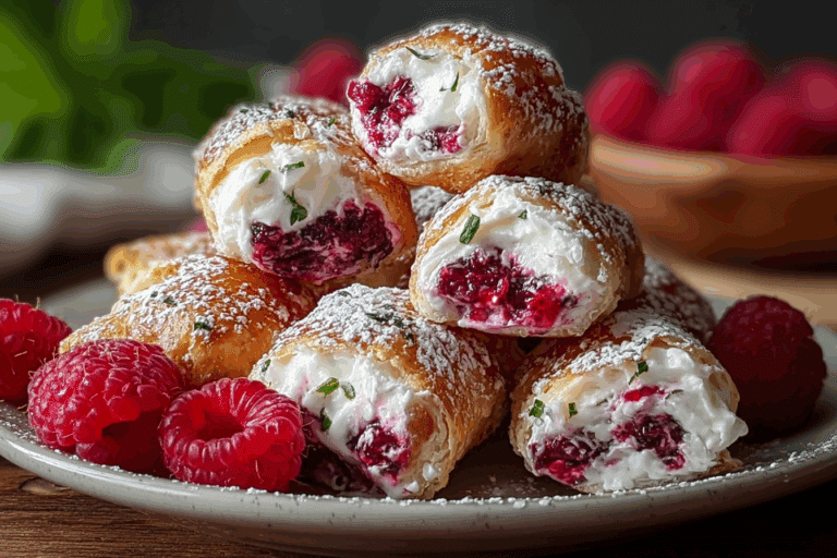 Raspberry Cream Cheese Bites