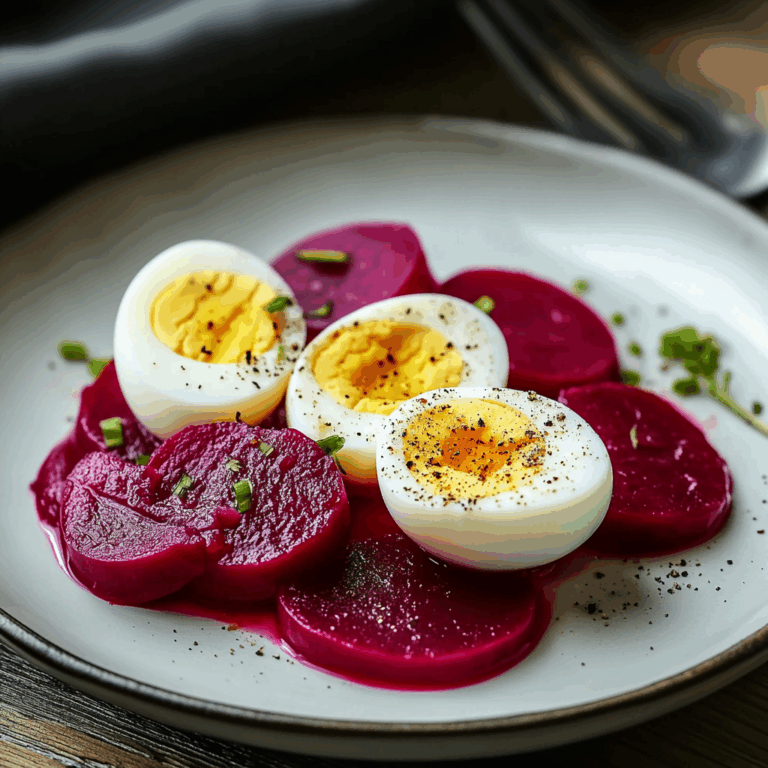 Pickled Eggs with Beets