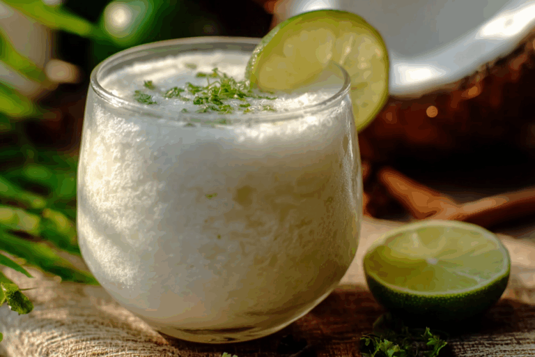 Colombian Coconut Limeade (Limonada de Coco)