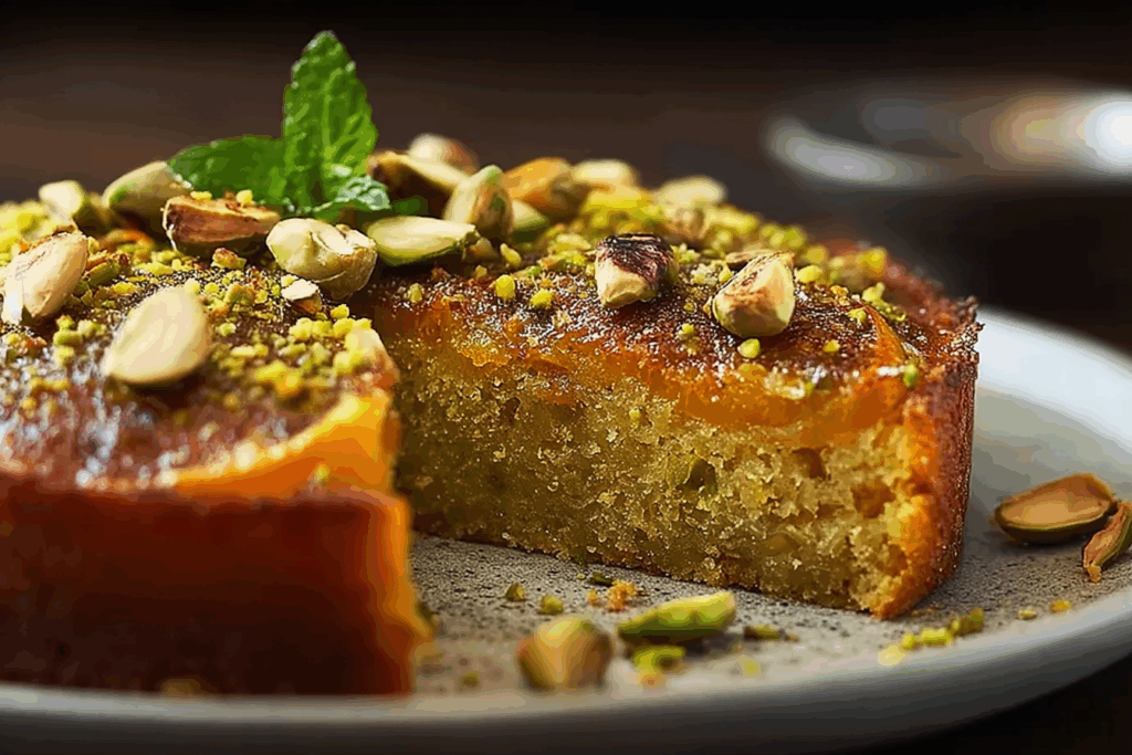 Flourless Orange, Pistachio, and Almond Cake