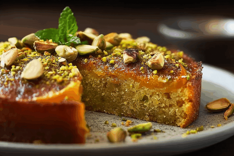 Flourless Orange, Pistachio, and Almond Cake