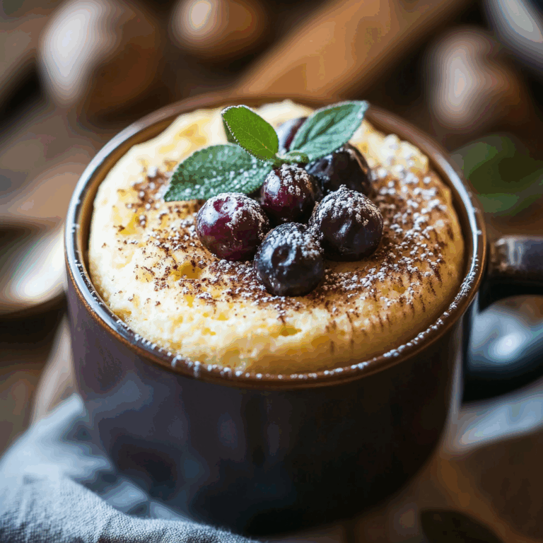 Easy Cottage Cheese Mug Cake