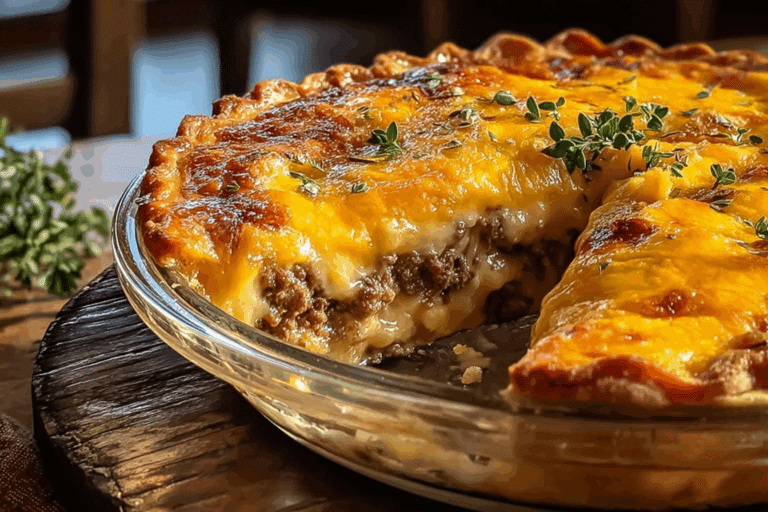 Cheeseburger Pie (Inspired by Pioneer Woman)