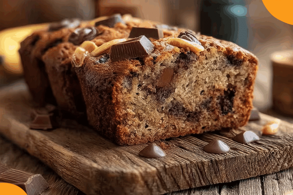 Reese Peanut Butter Cup Banana Bread