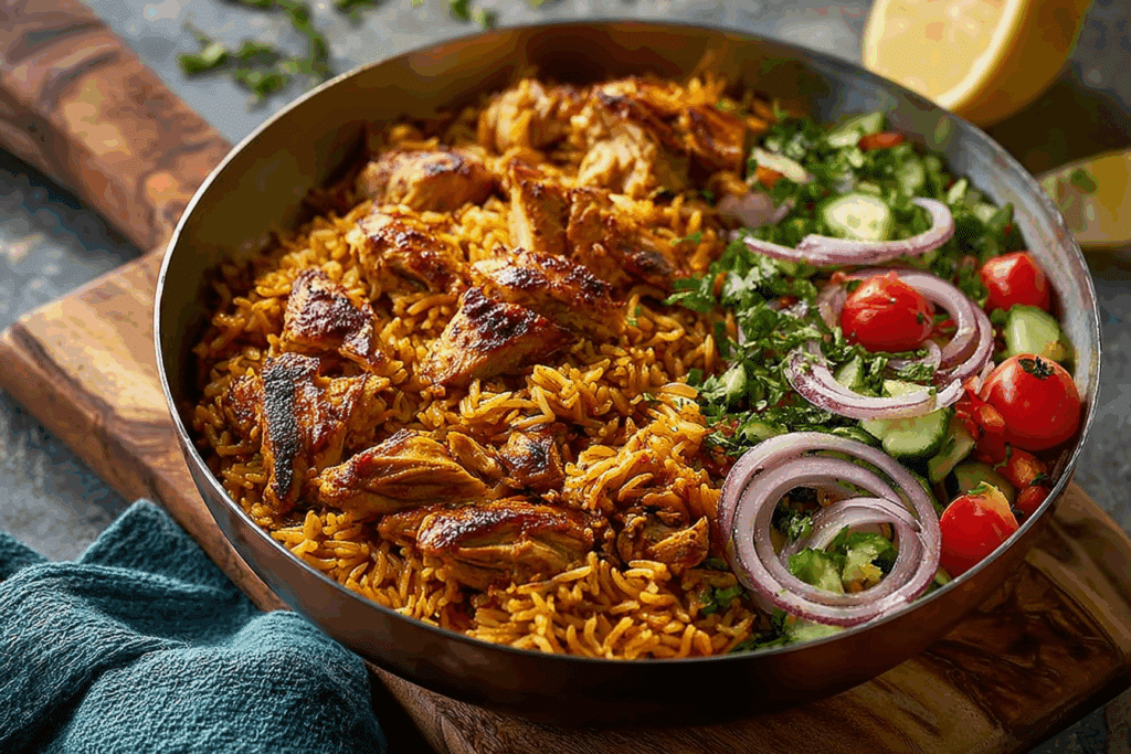 One Pot Shawarma Chicken and Rice