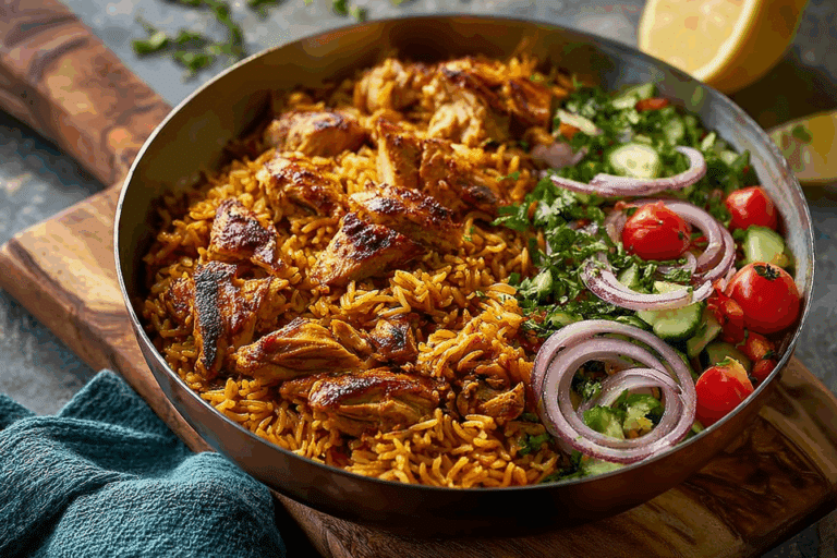 One Pot Shawarma Chicken and Rice