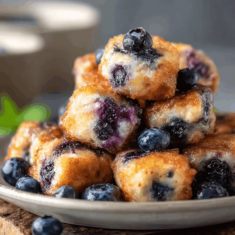Baked Blueberry Fritter Bites