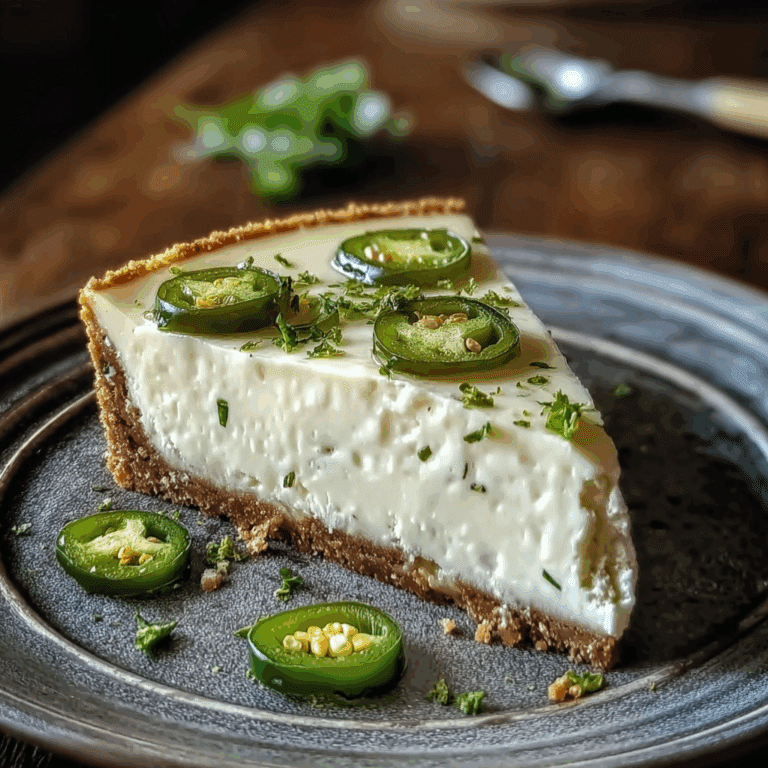 Jalapeño Lime Cheesecake