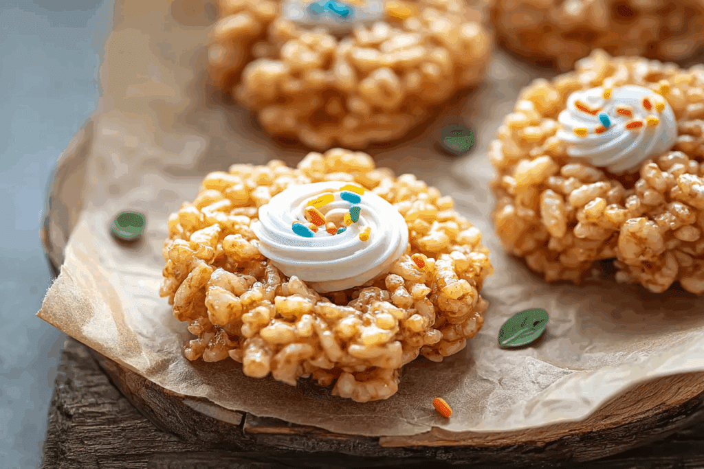 Rice Krispie Treat Cookies