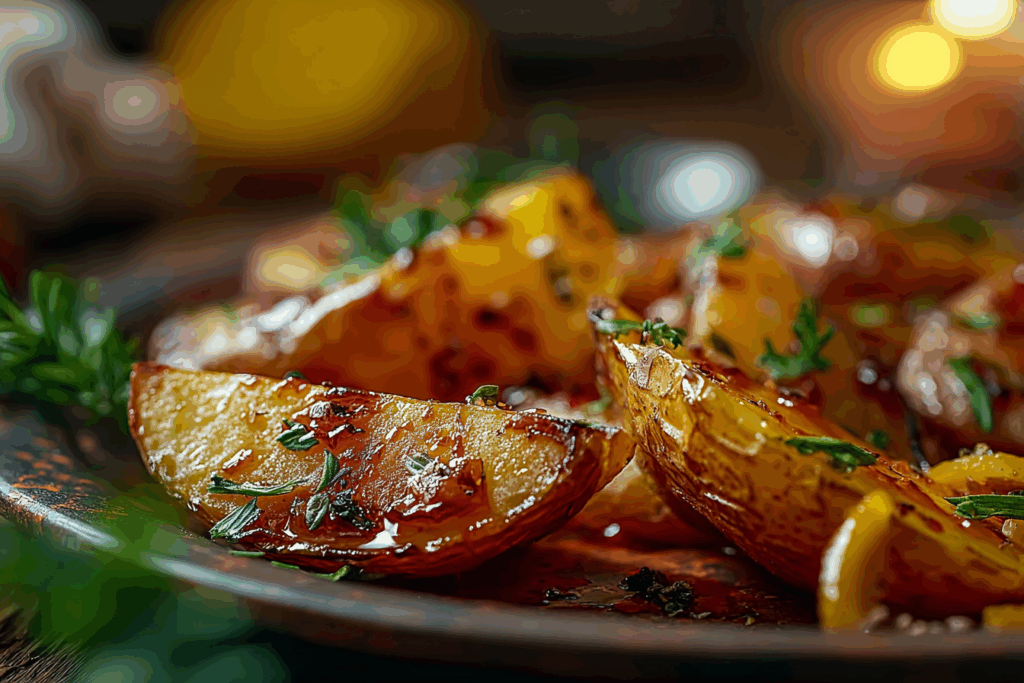Crispy Baked Potato Wedges