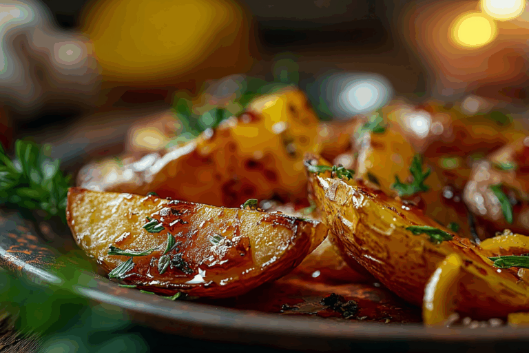Crispy Baked Potato Wedges