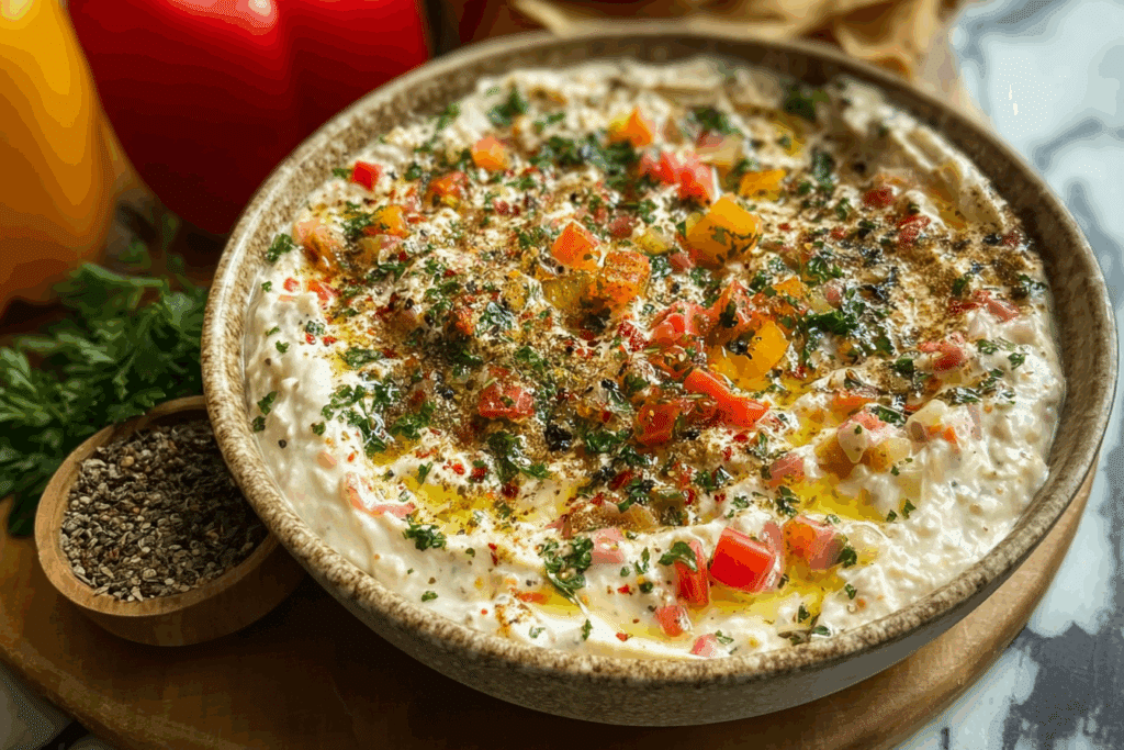 Creamy Giardiniera Dip