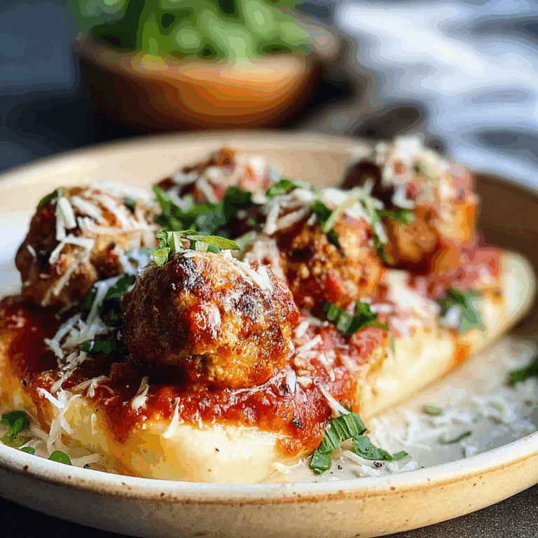 Chicken Parmesan Meatballs