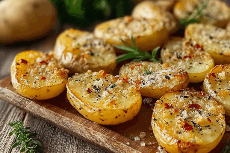 BEST EASY SHEET PAN SCORED POTATOES RECIPE