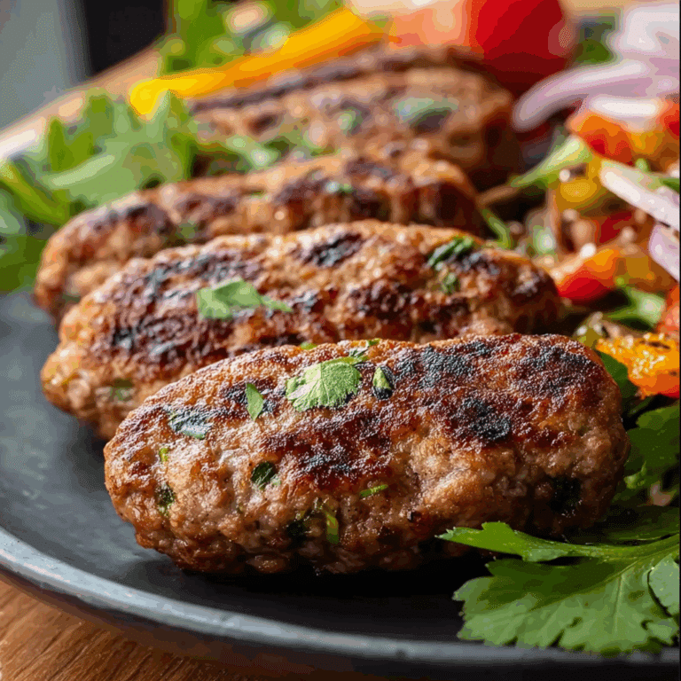 Middle Eastern Kofta Kebabs