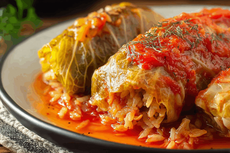 Olubtsi (Easy Russian Stuffed Cabbage)