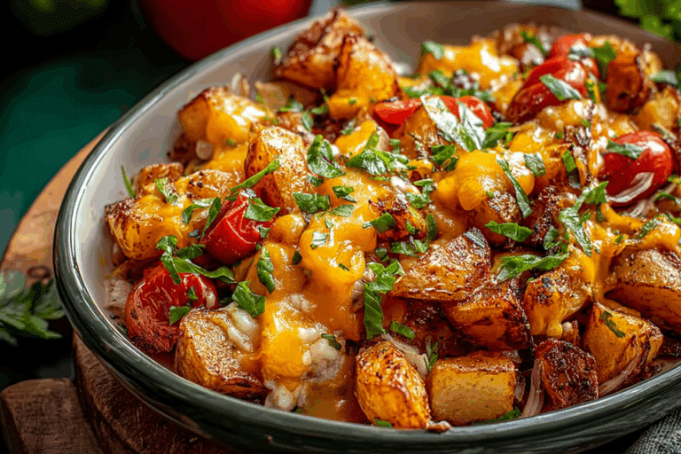 Cheesy Mexican Home Fries