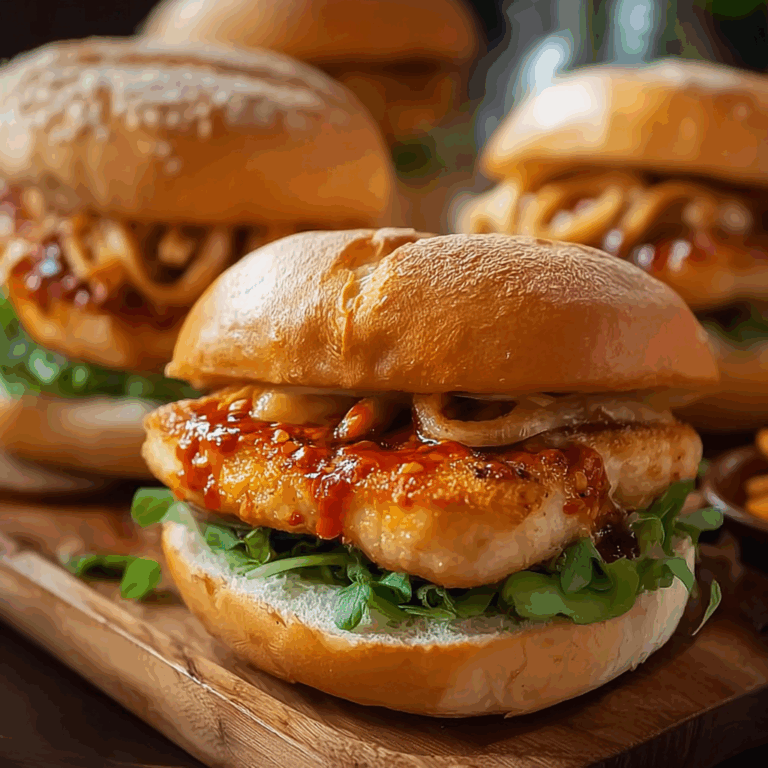 Hot Chili Chicken Burgers