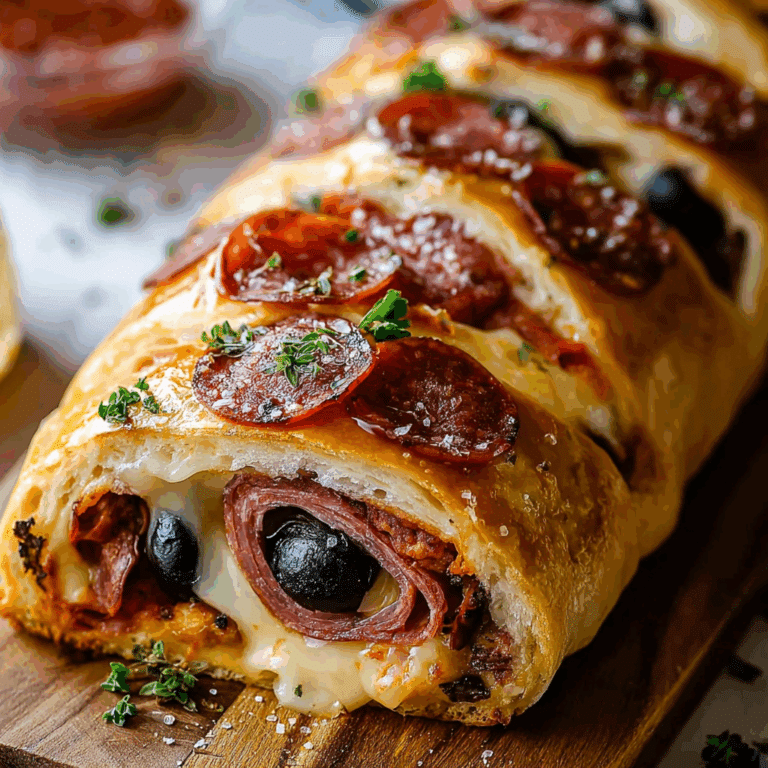 Pepperoni Black Olive Stromboli