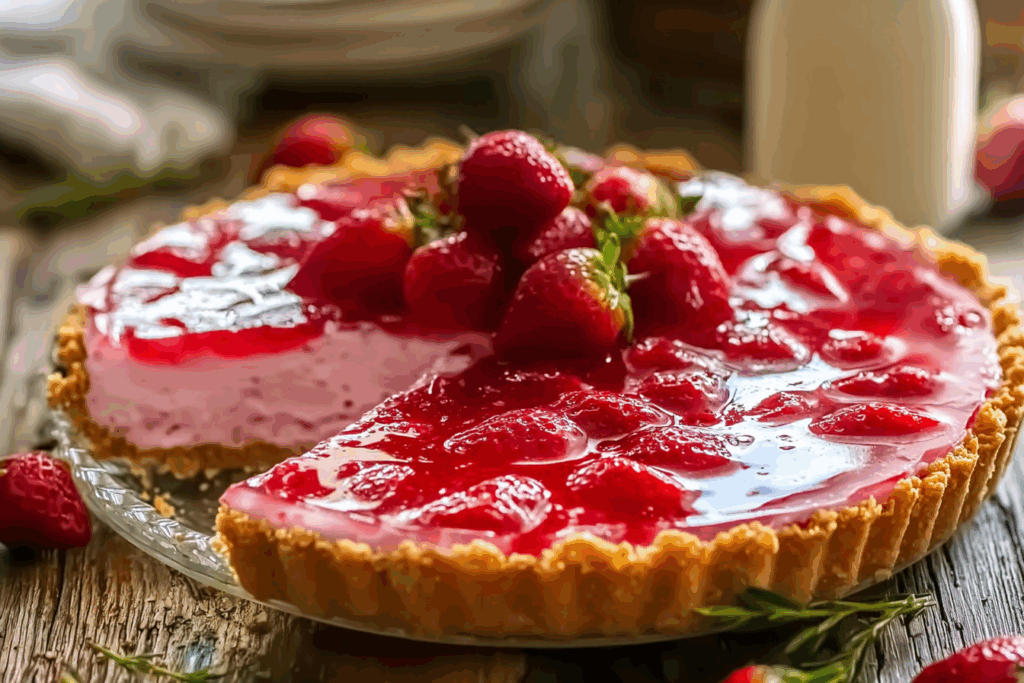 Strawberry Jello Pie