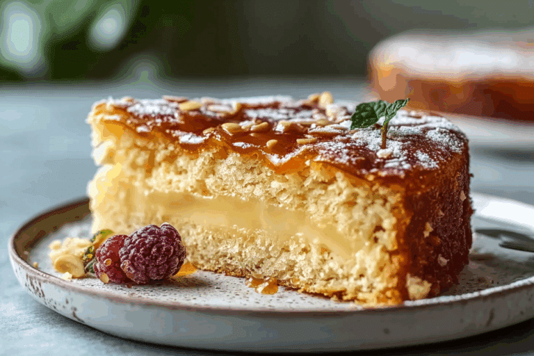 German Bee Sting Cake (Bienenstich)