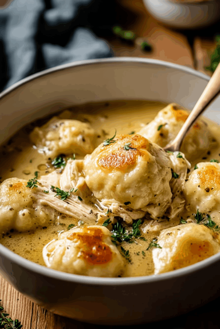 Homemade Chicken and Dumplings