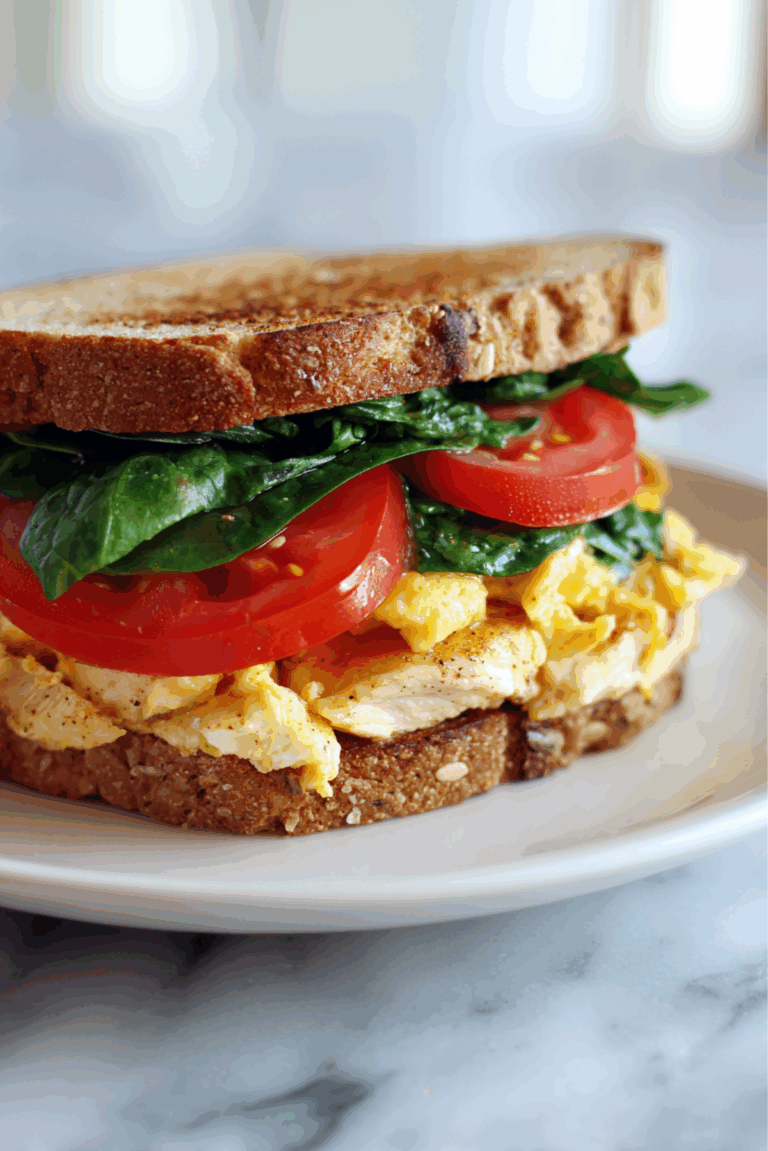 Egg & Chicken Breakfast Sandwich