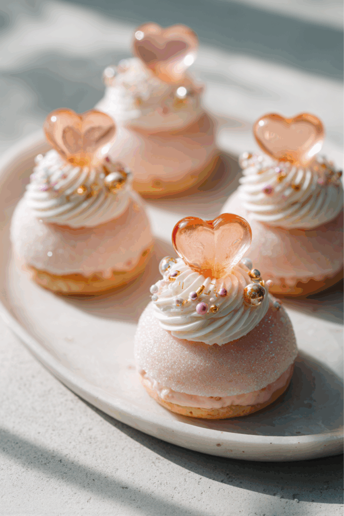 Lychee Jelly Cream Puffs