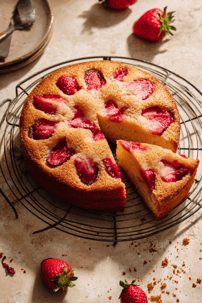 Strawberry Snack Cake (Gluten-Free Option)