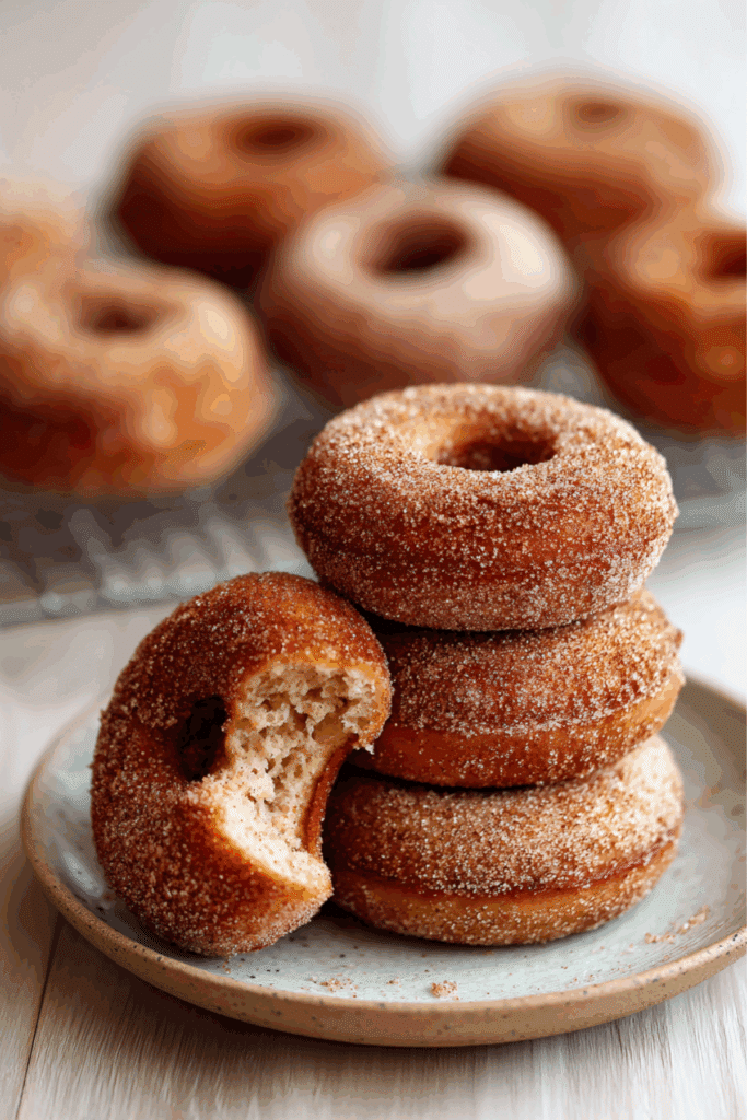 Gluten Free Apple Cider Donuts (Baked)