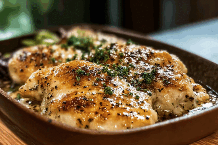 Melt-In-Your-Mouth Caesar Chicken