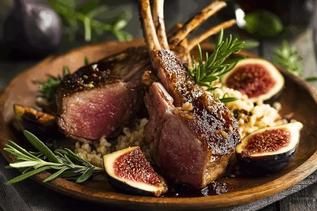 Rack of Lamb with Figs