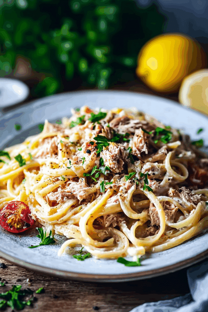 20-Minute Stovetop Tuna Pasta