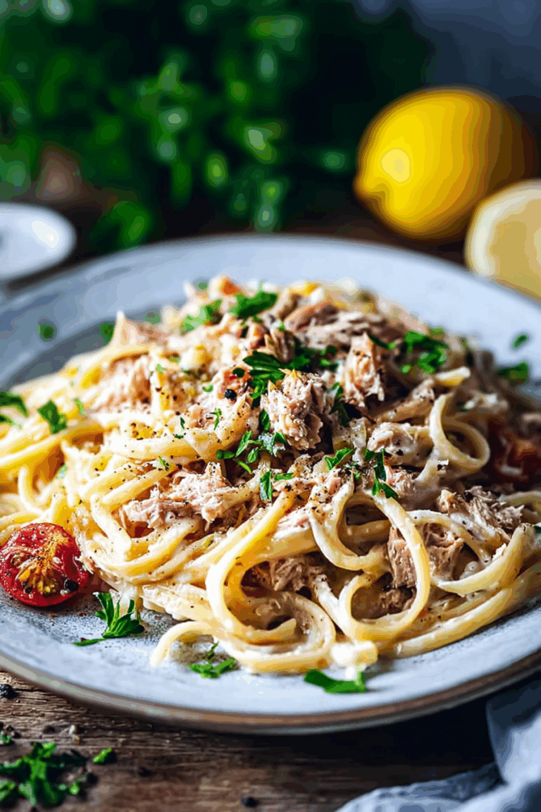 20-Minute Stovetop Tuna Pasta