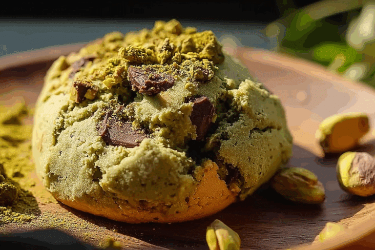 NYC Style Pistachio Protein Cookie