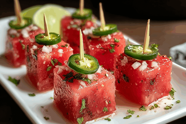 Margarita Watermelon Bites